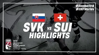 Game Highlights: Slovakia vs Switzerland May 6 2018 | #IIHFWorlds 2018