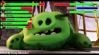 The Angry Birds Movie (2016) Final Battle with healthbars 3/4