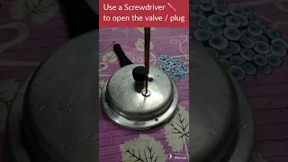 DIY How to Replace a Pressure Cooker Safety Valve / Plug