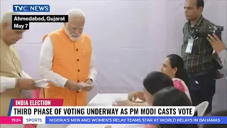 Third Phase Of Voting Underway As PM Modi Casts Vote