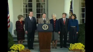 President Reagan's Remarks at a Ceremony for President-Elect George Bush on November 9, 1988