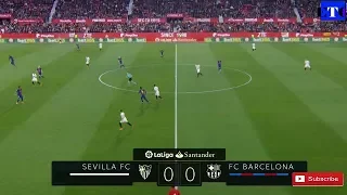 Sevilla 2 - 2 Barcelona ALL GOALS - HIGHLIGHTS 31/03/18 اشبيلية - برشلونة اهداف