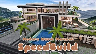 Bloxburg: Modern Warm Mansion (Full Speedbuild $750k)