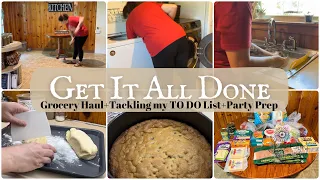 Tackling My To Do List - Homemaker Motivation + Grocery Haul + Party Prep + Home Reset