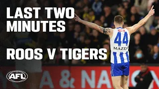 North Melbourne v Richmond | Kennedy Last Two Minutes | Round 18, 2022 | AFL