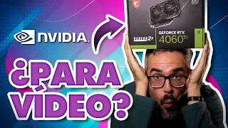 ¿Es la "peor" gráfica actual la MEJOR lowcost para vídeo? GEFORCE RTX 4060 TI 16GB