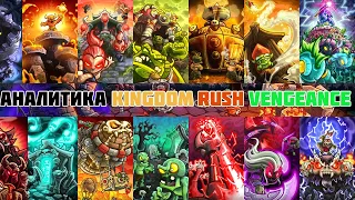 Аналитика всех башен в Kingdom rush Vengeance