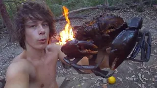 MUDCRABS cooked at tha shed- catch n cook!