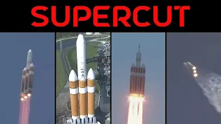 Delta IV Heavy Launch Compilation - SuperCut