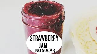 STRAWBERRY JAM NO SUGAR | 2 INGREDIENTS FRUIT REDUCTION