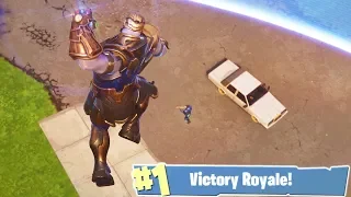 THANOS BALANCING THE FORTNITE UNIVERSE!