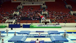 YUDIN Andrey (RUS) - 2018 Trampoline Worlds, St. Petersburg (RUS) - Qualification Trampoline R2