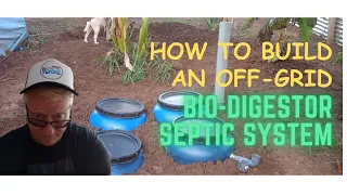 How to Build an Off-Grid Septic Tank System...PART 1     Our off-grid toilet, shower and washer