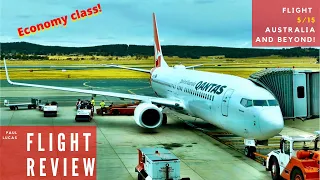 Review: QANTAS 737 Economy Class: Canberra to Adelaide!
