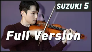 Suzuki Violin School Book Vol. 5 Full Version @bochankang