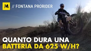 eBike. Quanti km si fanno con una batteria da 625 W/h?