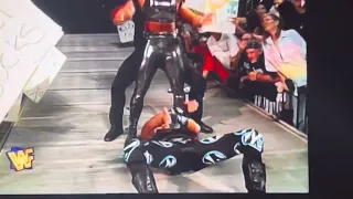 HBK On the Ground HHH & Chyna Stand Above Him and all But Chyna Make Gestures to Her Crotch DX RAW