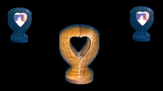 Wood Turning Inside Out Turning- From my Heart
