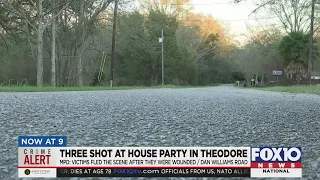 Three shot at house party in Theodore, victims fled the scene after they were wounded