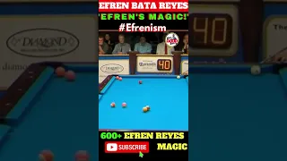 🎯EFREN'S Magic is Dangerously AWESOME! | Efren Bata Reyes #shorts