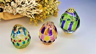 Easter Special - UV Resin - Fabergé inspired Glass Eggs #uvresin #tutorial #homedecor #diy