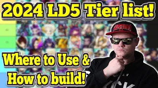 2024 LD Nat 5 Tier List + How to build & Where to Use! WithTimestamps - Summoners War