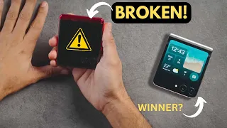 Motorola Razr 40 Ultra broken! -  Z Flip 5 Wins it?