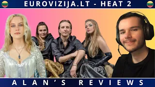 REACTION | QUALIFIERS OF EUROVIZIJA.LT - HEAT 2 | EUROVISION LITHUANIA 2024