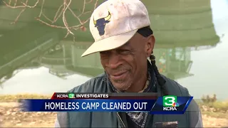 City responds to growing homeless camp near Sacramento water intake facility