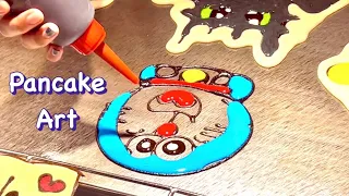 Thai Magician!  Character Pancake Artist - Thai street food