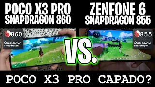 Snapdragon 860 (Poco X3 Pro) vs Snapdragon 855 - Tem alguma diferença? Teste de FPS em 2 Jogos.