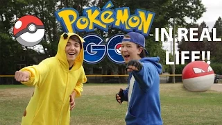 Pokemon Go IN REAL LIFE!!