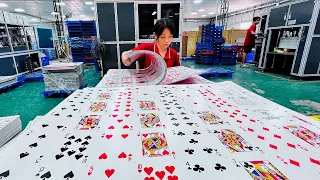 Amazing Process of How Poker Cards are Made | Manufacturing Process