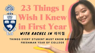 23 Things I Wish I Knew in First Year | UofT Tips & Advice 2020 From Upper Year Students