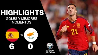 Spain 6-0 Cyprus | All Goals and Extended Highlights