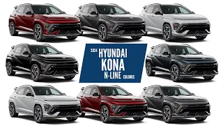 2024 Hyundai Kona N-Line - All Color Paint Options - Images | AUTOBICS