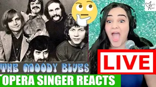 The Moody Blues Nights in White Satin | Opera Singer REACTS LIVE 🎸🎶📣😎