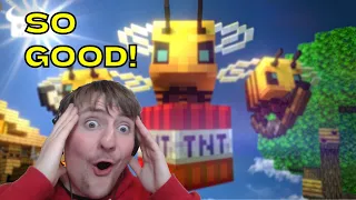Nerd Reacts to MINECRAFT BEES RAP | "Busy Buzzy Bees" | SO GOOD!