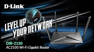 D-Link, DIR-2150 AC2100 Mesh Wi-Fi Gigabit Router Speedtest