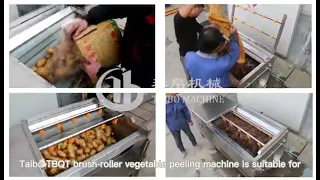 Видео работы линии по мойке и чистке картофеля