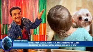 Topa sobre su hija Mitai: "La mapaternidad te llena  un montón de cosas: estoy aprendiendo día a día