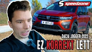 Speedzone teszt: Dacia Jogger 2022: Ez korrekt lett