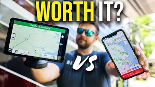 Why you SHOULD OWN a RV GPS! Garmin RV890 vs iPhone GPS