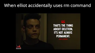 Hacking tip from Mr Robot | Elliot shred paranoia.