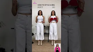 🔥 3 Easy Tips To Style A Bra | Bra Hacks #shorts