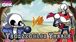 FNF Technicolor Tussle but it's Sans vs Papyrus