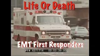 “LIFE OR DEATH – EMT FIRST RESPONDERS”  1970s EMERGENCY MEDICAL TECHNICIAN PROMO FILM  XD71714