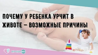 Почему у ребенка урчит в животе — возможные причины