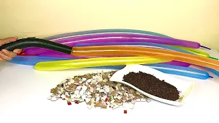 Vacuuming Balloons and Tea | Oddly Satisfying Vacuum Cleaner Videos ASMR