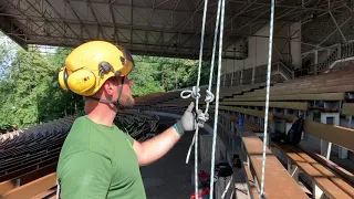 RIGGING A PULL THROUGH FOR ACCESS FROM THE GROUD